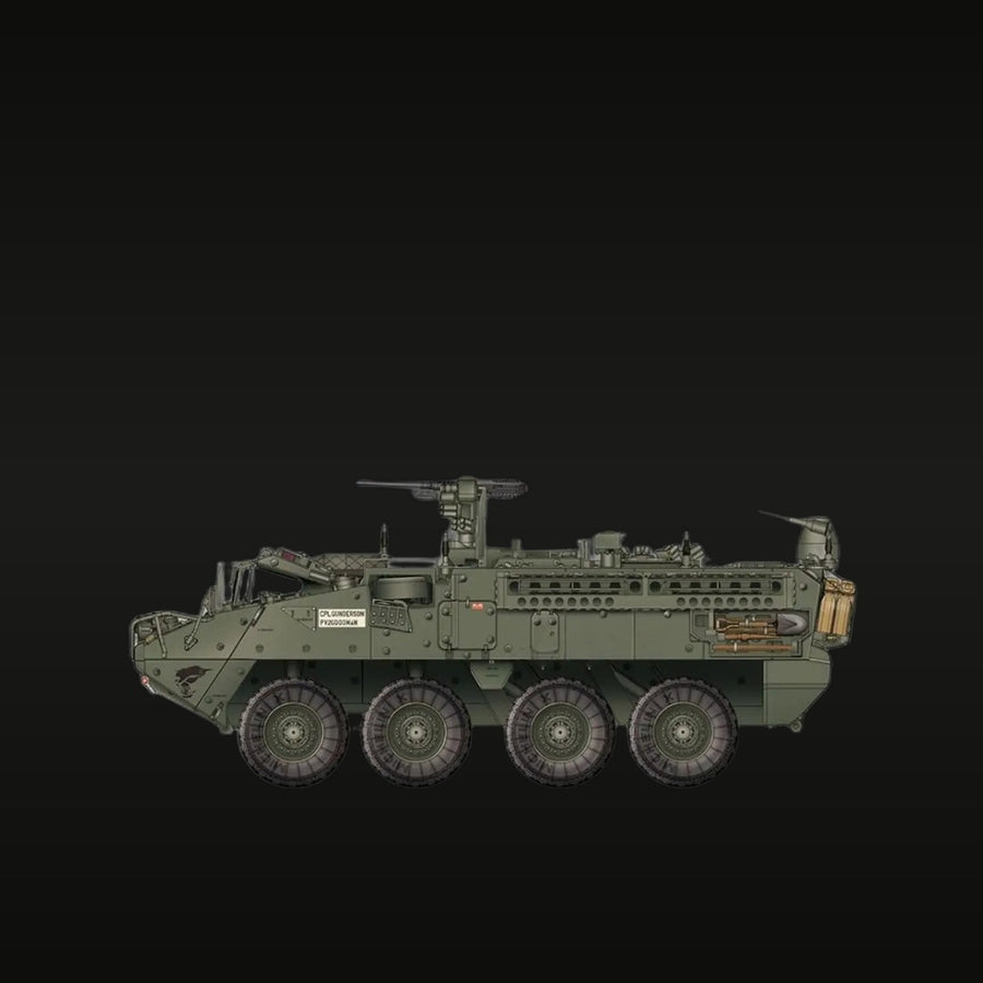 Modern US M1130 Stryker Command Vehicle 1/72 Resin Vehicle Kit - unpainted resin model kit