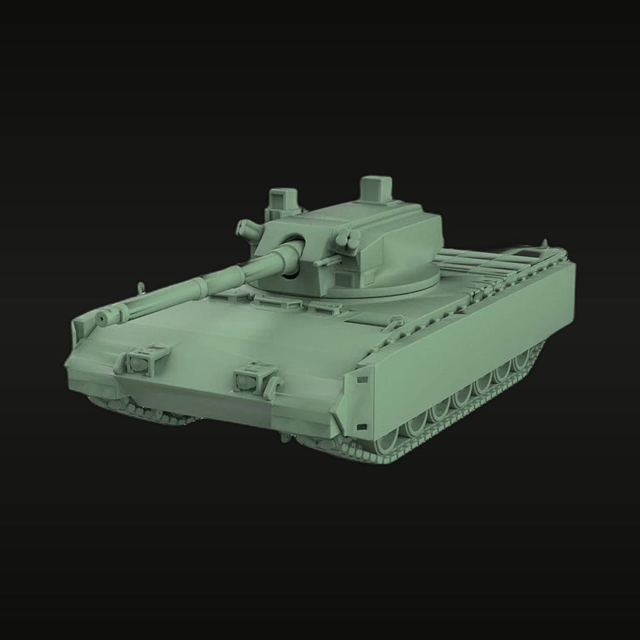 Modern European Main Battle Tank (Leopard 1/AMX-30 type) 1/56 Resin Vehicle Kit - unpainted resin model kit