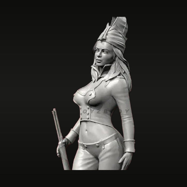 Egyptian Warrior Priestess with Spear | 38mm | Resin Figure Kit