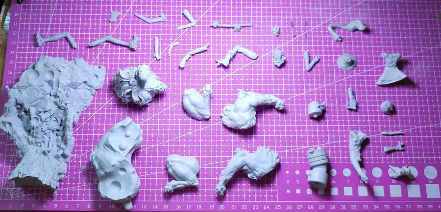 1/24 Resin Model Figure Gk，Unassembled and Unpainted Kit