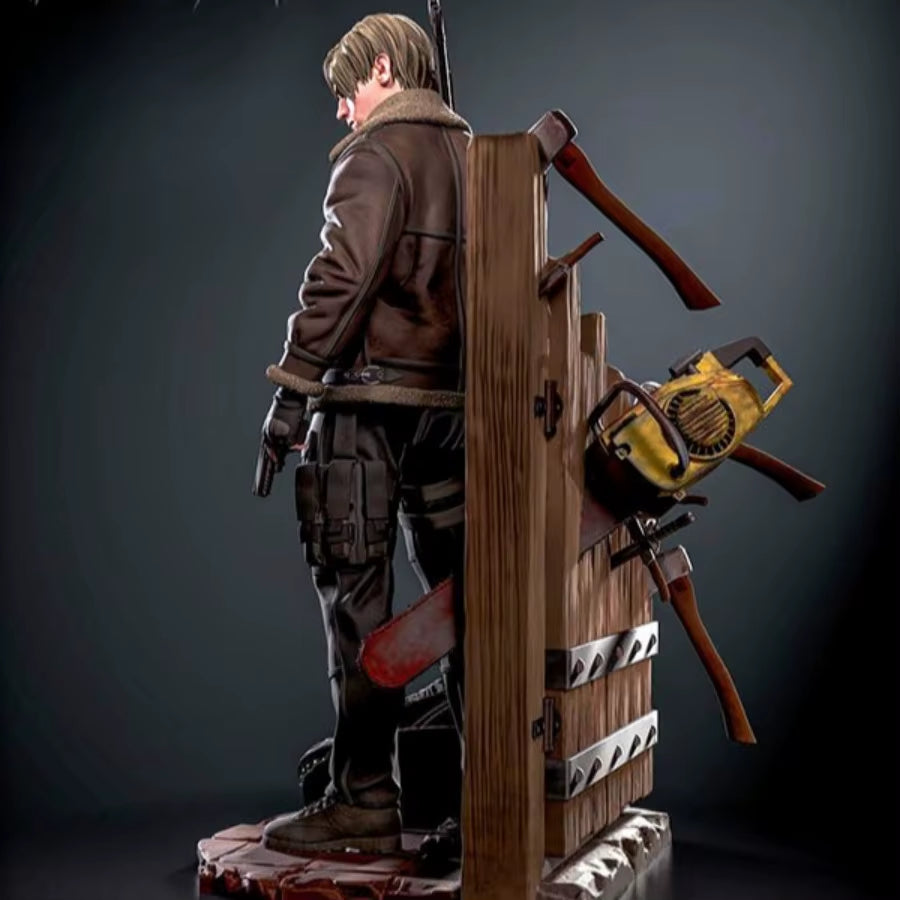 Modern Soldier Full Figure with Tactical Gear and Scenic Base 75mm Resin Kit - resin model view 3