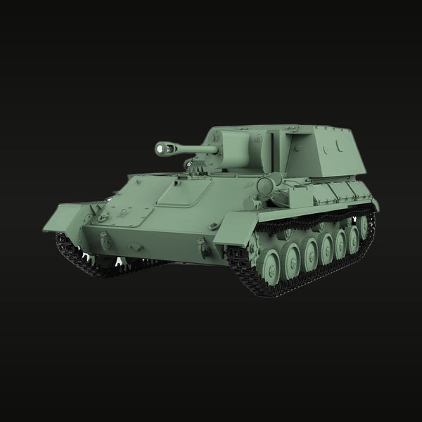 WWII Soviet SU-85B Self-Propelled Gun 1/56 Resin Vehicle Kit