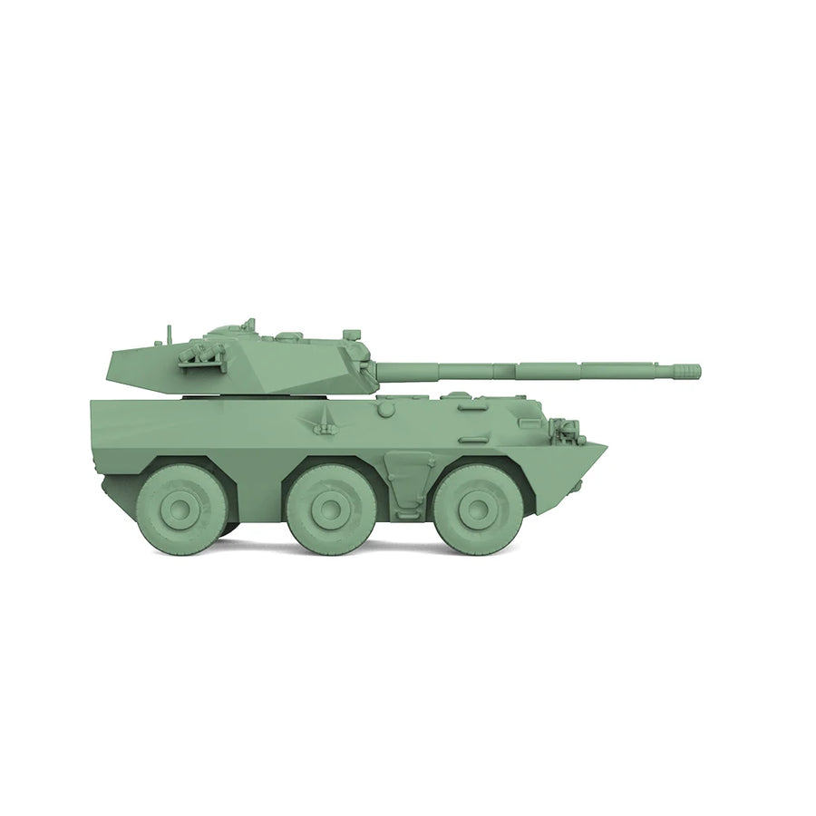 1/220 1/160 1/87 MRY-SFW SS971 Railway Military Model Kit China PTL-02 Wheeled Assault Gun