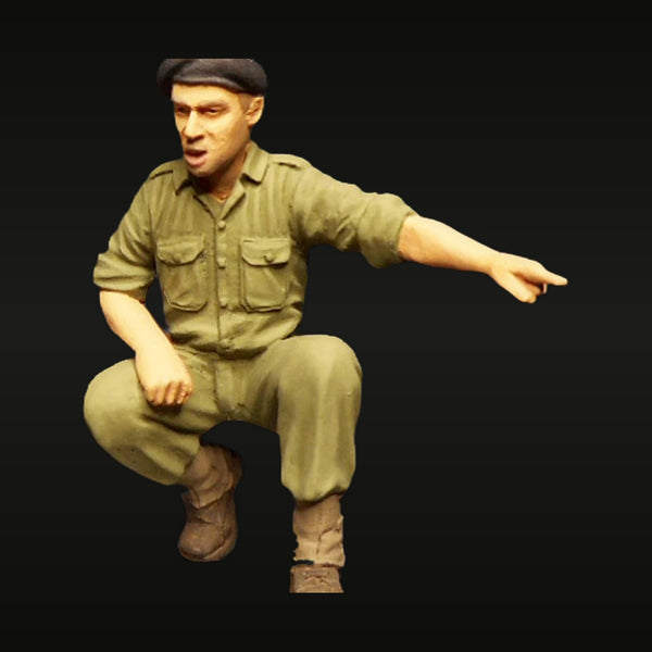 WWII Australian Tank Crew Member 1/35 Resin Figure
