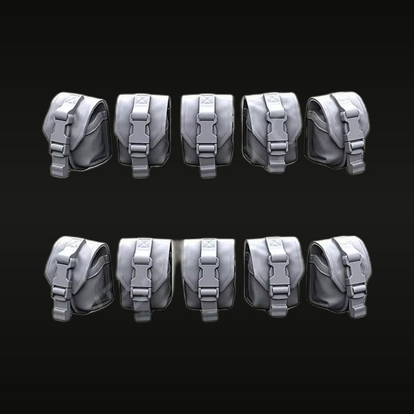 Modern Tactical Pouch Set (10 pieces) 1/35 Resin Accessory Kit