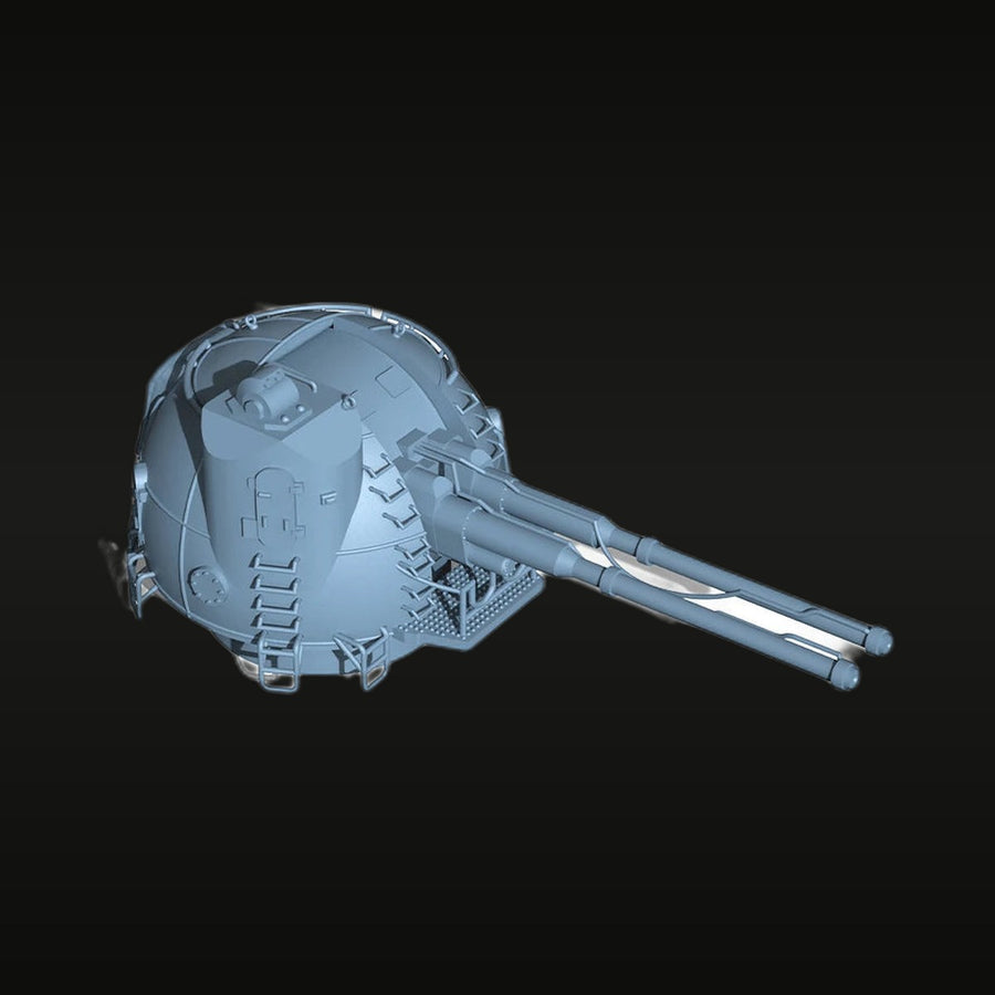 Modern Russian Moscow-Class Frigate Naval Gun Turret 1/700 Resin Kit - unpainted resin model kit
