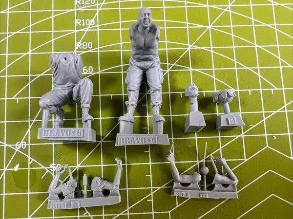 Modern US Army Soldiers Combat Team Set 1/35 Resin Figure Kit (6 Figures)