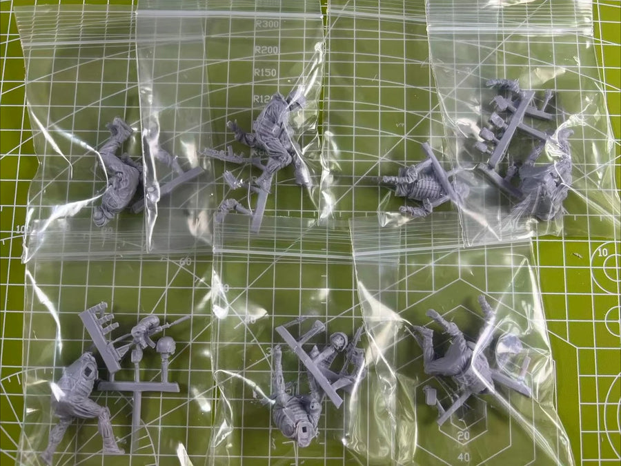 Modern US Special Forces Operators Combat Team 4-Figure Set 1/35 Resin Kit - resin model view 2