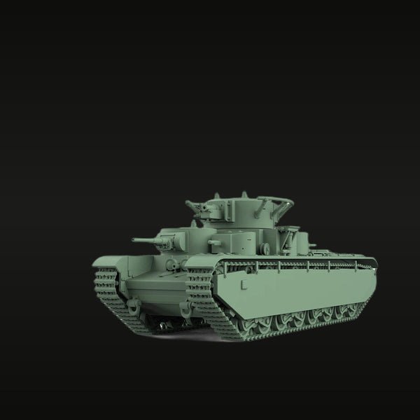 WWII Soviet T-35 Heavy Tank 1/220 Resin Vehicle Kit