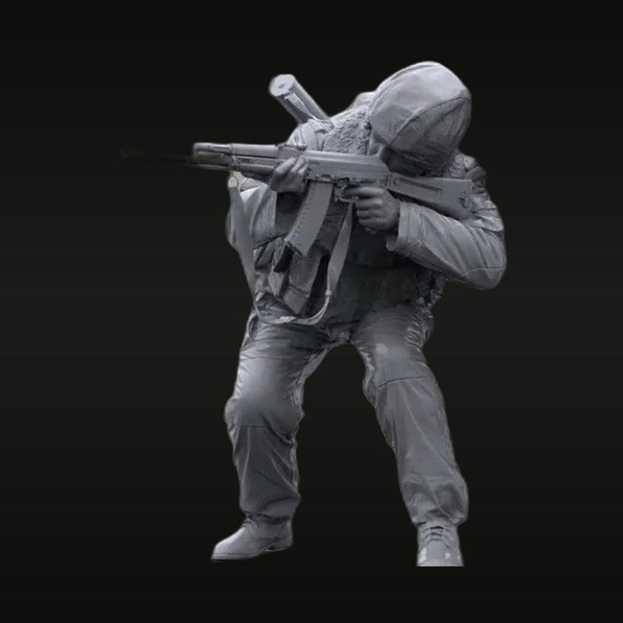 Russian Internal Troops Commander 1/35 Resin Figure Kit - unpainted resin model kit