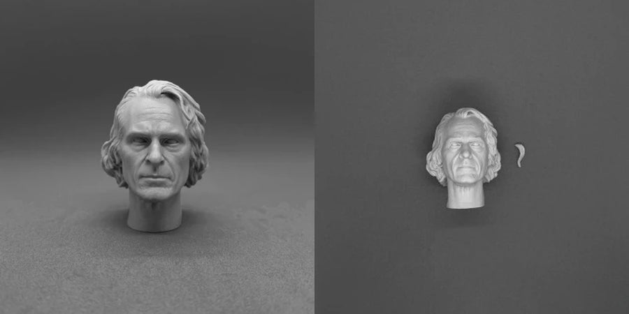 1/6 Scale Resin Diecast Head Sculpture Model Film Characters Head Carving Fit 12'' Action Figure Unassembled Unpainted