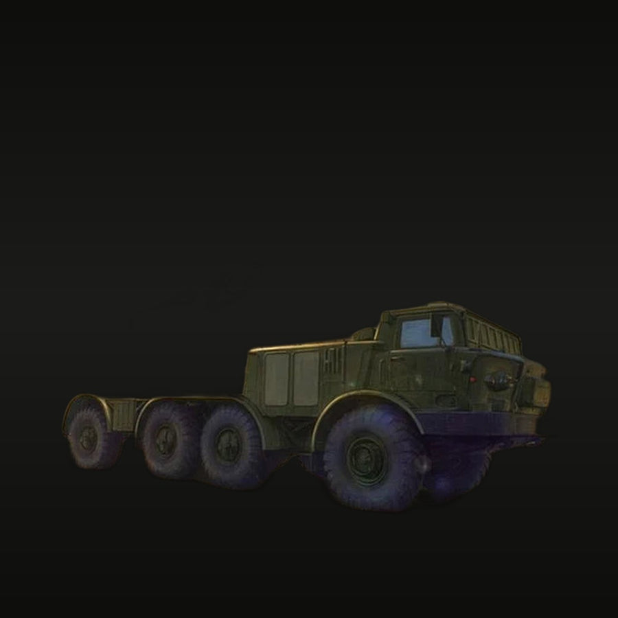 Modern Russian MAZ/MZKT 8x8 Military Heavy Transporter 1/35 Resin Vehicle Kit - unpainted resin model kit