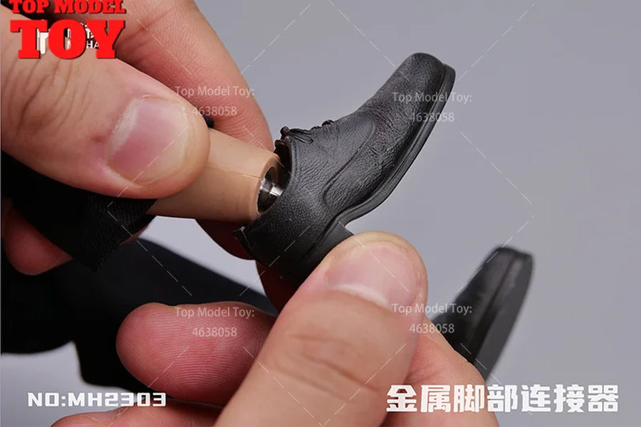 MH2303 1/6 Scale Metal Connector Foot Connector Body Accessory for 12'' Male / Female Soldier Action Figure Dolls
