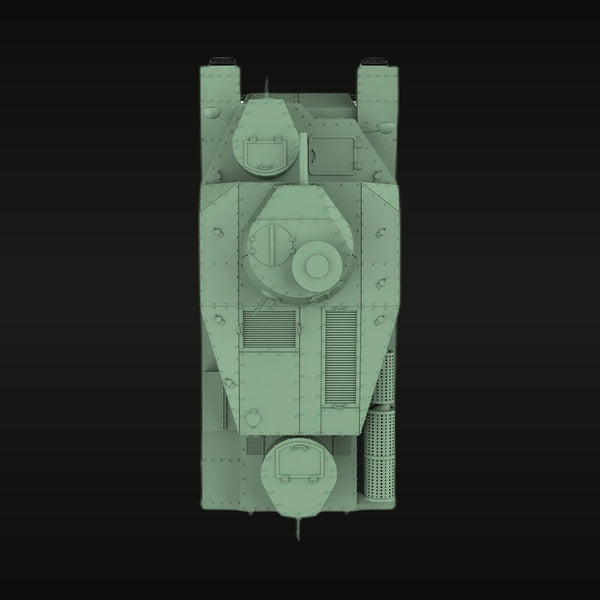 WWII Japanese Type 91 Heavy Tank 1/35 Resin Vehicle Kit