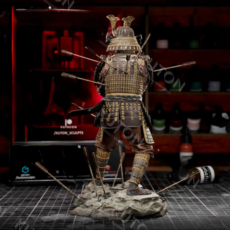 Sengoku Japanese Samurai Warrior with Katana 1/24 Resin Figure Kit - resin model view 3