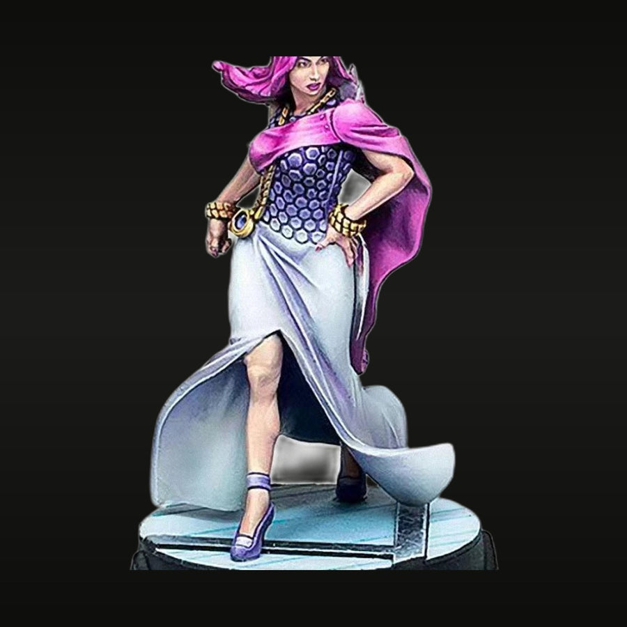 Fantasy Female Sorceress/Noble Full Figure 28-32mm Miniature - unpainted resin model kit