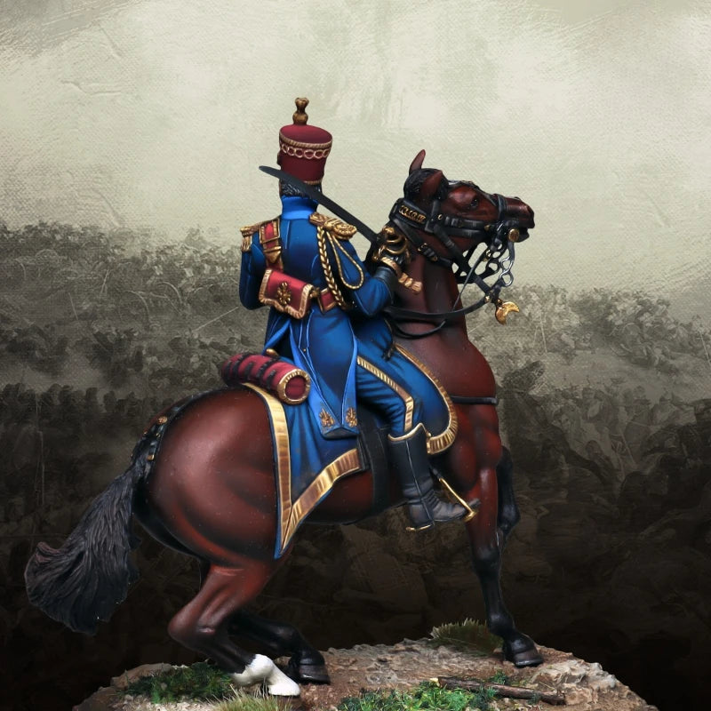 1/32 Scale 54Mm Die-Cast Resin Figure Model Kit Captain Gaetan Joseph Prosper Hobby Miniature Toys Unassembled Unpainted Diorama