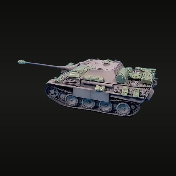 WWII German Jagdpanther Tank Destroyer with Stowage 1/72 Resin Vehicle Kit