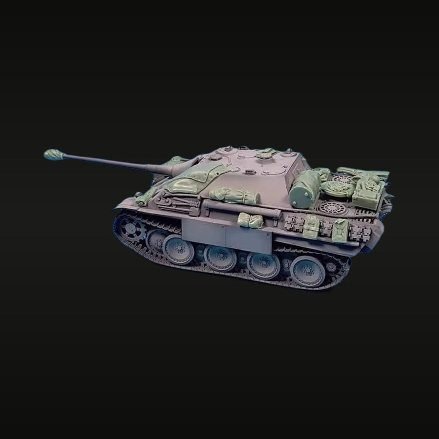 WWII German Jagdpanther Tank Destroyer with Stowage 1/72 Resin Vehicle Kit - unpainted resin model kit