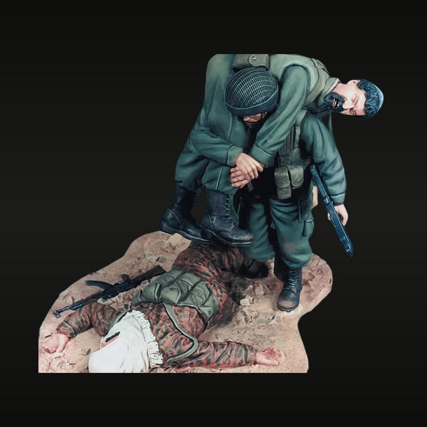 Modern US Soldier Casualty Evacuation Diorama 1/35 Resin Kit