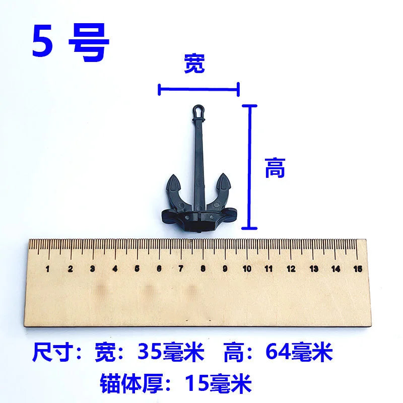 Ship Anchor Multi-Size Resin Model Kit Accessories - 6 Pieces - resin model view 4