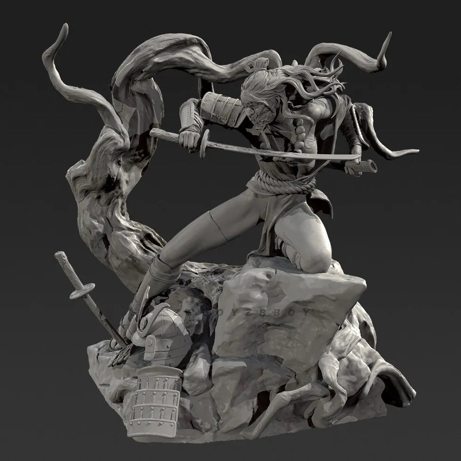 Overall Heights 55Mm 75Mm 95Mm Colorless Resin Soldier White Mold Self Installation Model TD-7684/3D