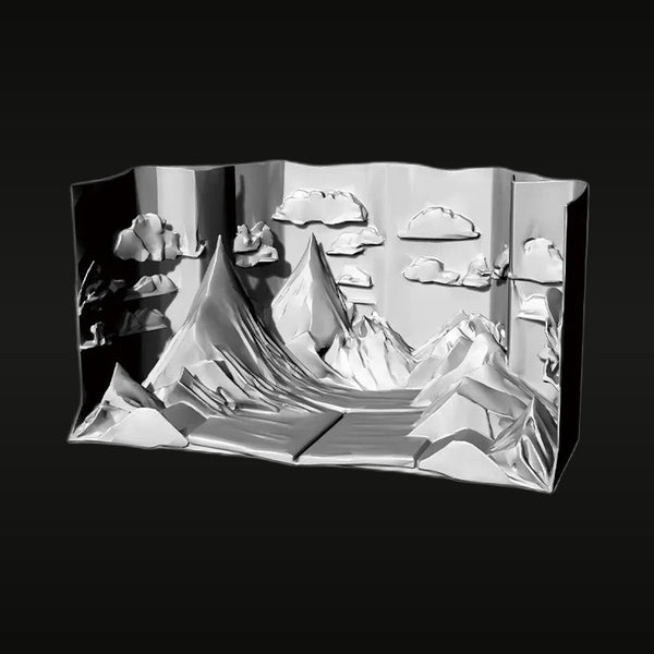 Fantasy Mountain Ruins Diorama Base Resin Kit Large Scale