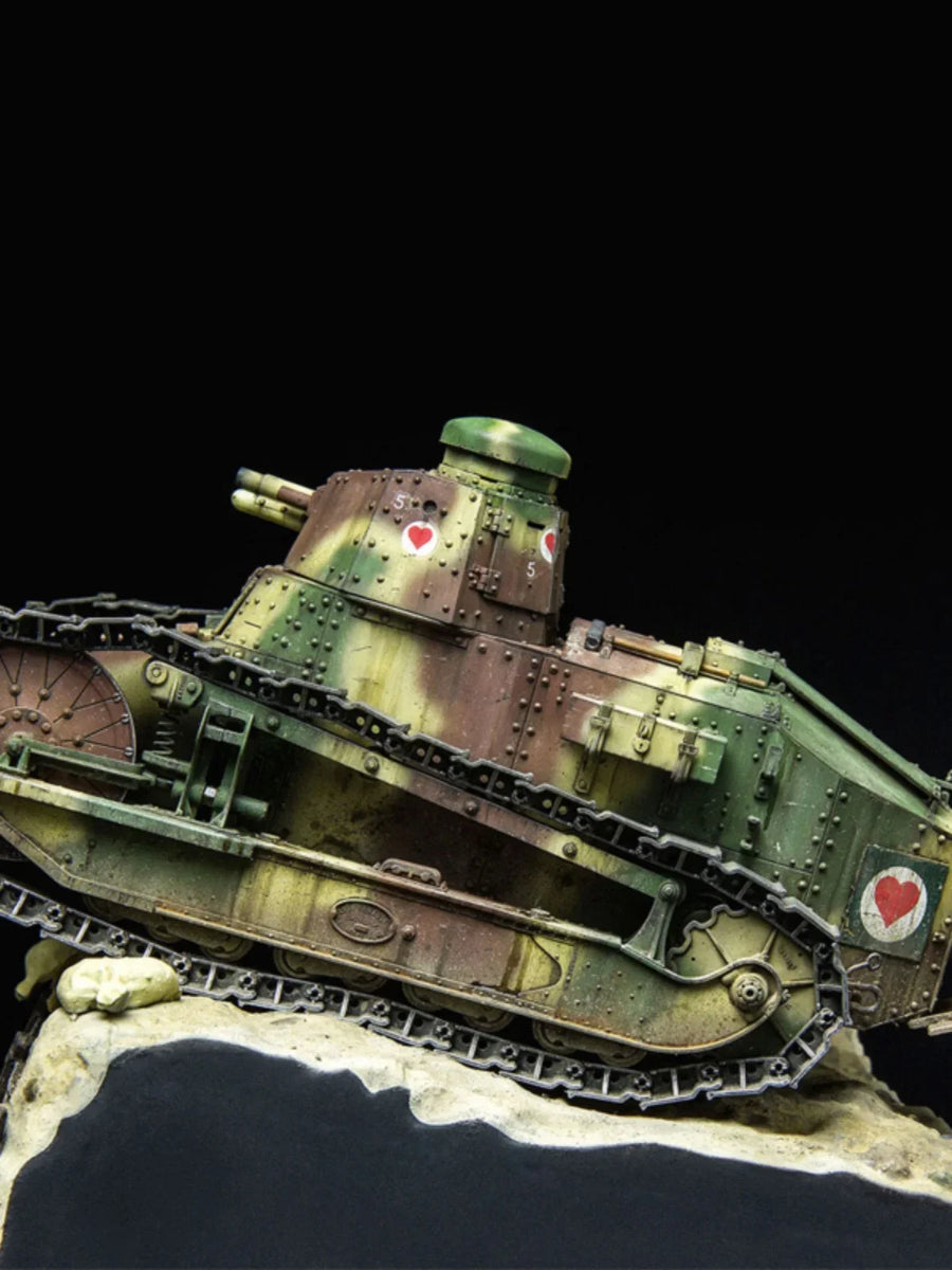 Assembled Model Kit Ts-011French FT-17 Light Tank (Riveted Turret) 1/35