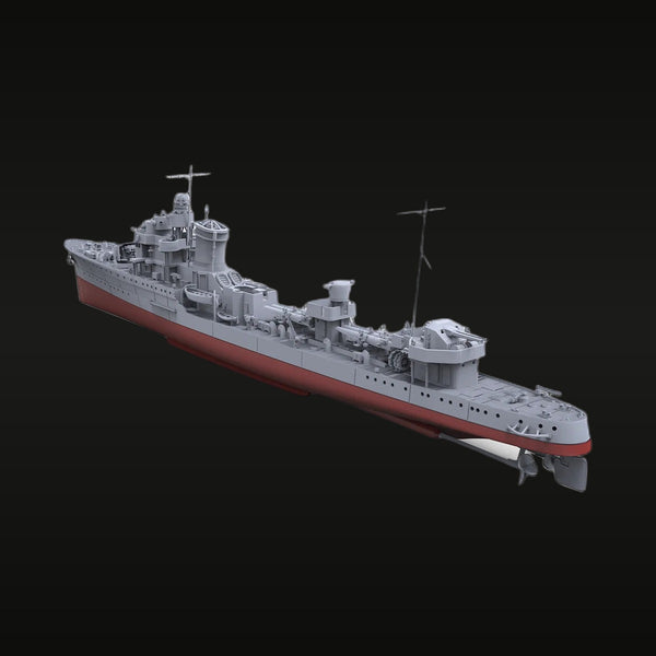 Italian Saetta-Class Destroyer 1/700 Resin Ship Kit