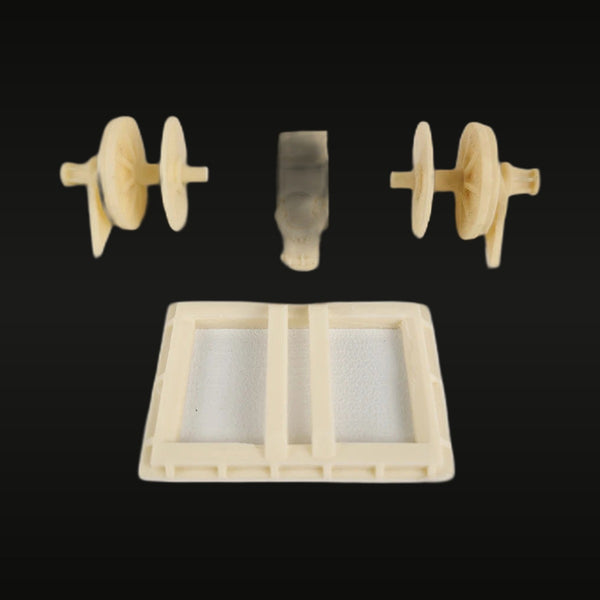 Vintage Printing Press Machinery Resin Model Kit Parts Set