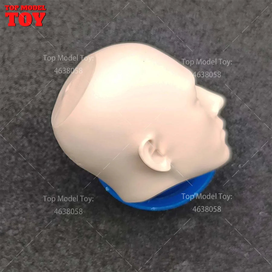 Unpainted 1/6 Scale Leo Luo Yunxi Head Sculpt Carving Model Fit 12'' Male Soldier Action Figure Body Dolls for Fans DIY