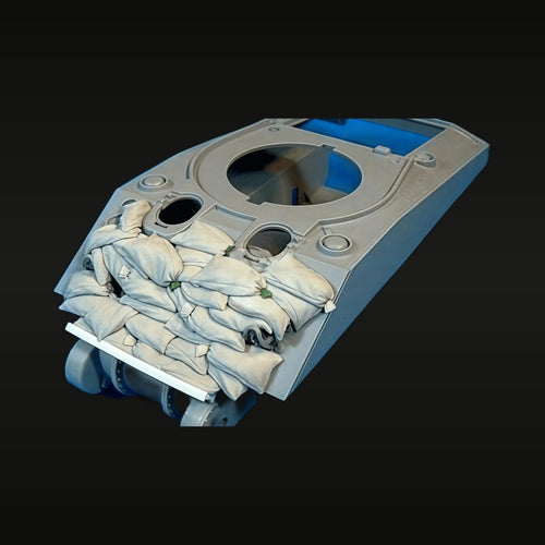 M4 Sherman Tank Crew 1/35 Resin Model Kit with Sandbags