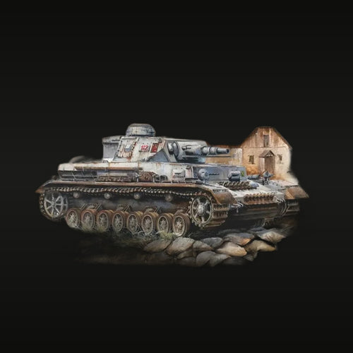 German PzKpfw IV Ausf.F1 Medium Tank 1/72 Resin Model Kit