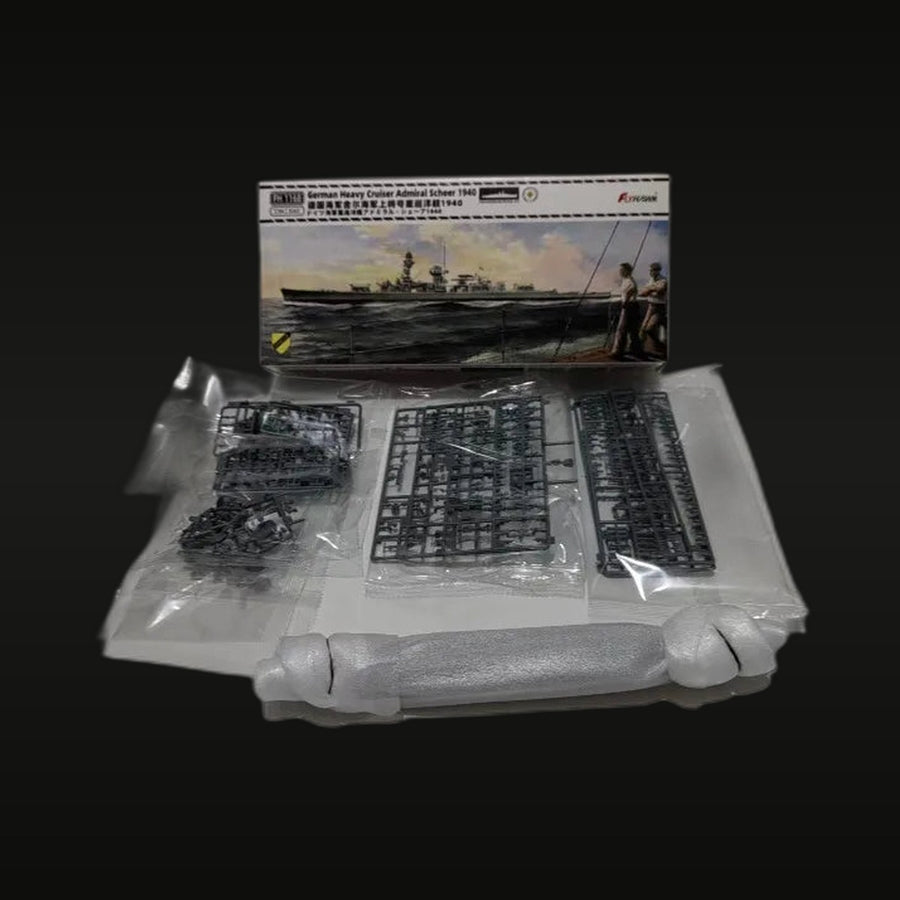 German Heavy Cruiser Admiral Scheer 1940 1/700 Resin Ship Kit - unpainted resin model kit