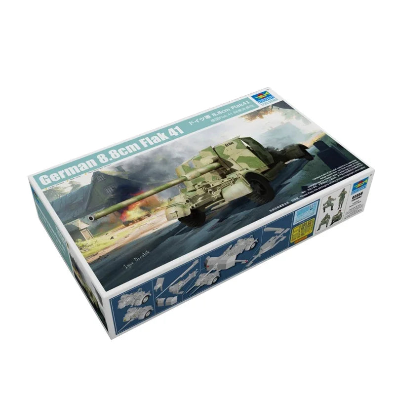 German 88mm Flak 41 Anti-Aircraft Gun 1/35 Resin Model Kit - 1/35 resin model view 4