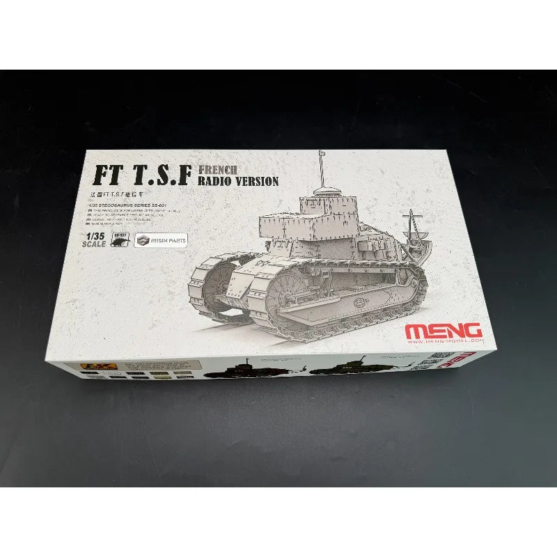 French FT T.S.F Radio Version Tank 1/35 Scale Resin Model Kit - 1/35 resin model view 5