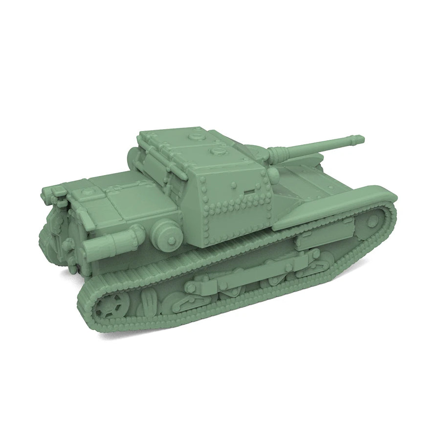 Italian L3/33 Tankette 1/144 Scale Resin Model Kit - 1/144 resin model view 2