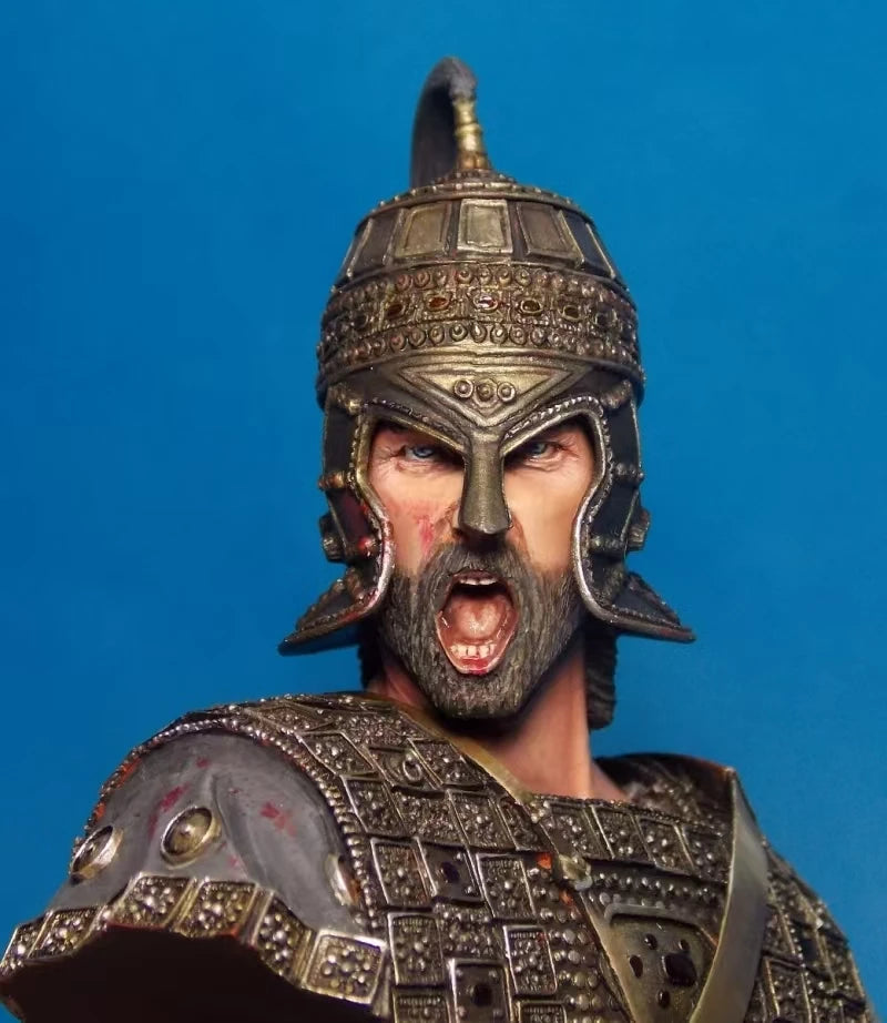 Ancient Greek Warrior Hector 1200 BC Resin Bust Figure - resin model view 4