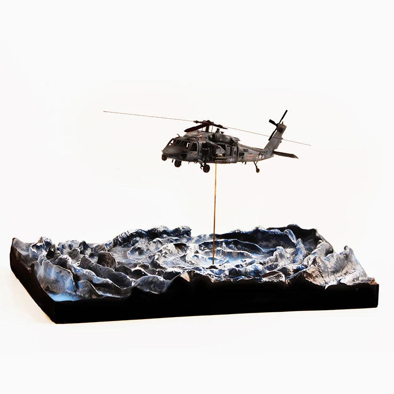 Water Feature Terrace Diorama Base 1/144 Scale Resin Kit - 1/144 resin model view 3