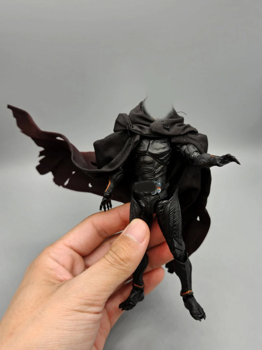 Anime Game Character Asian Warrior with Tattered Cloak and Conical Hat 1/12 Resin Figure Kit - resin model view 2