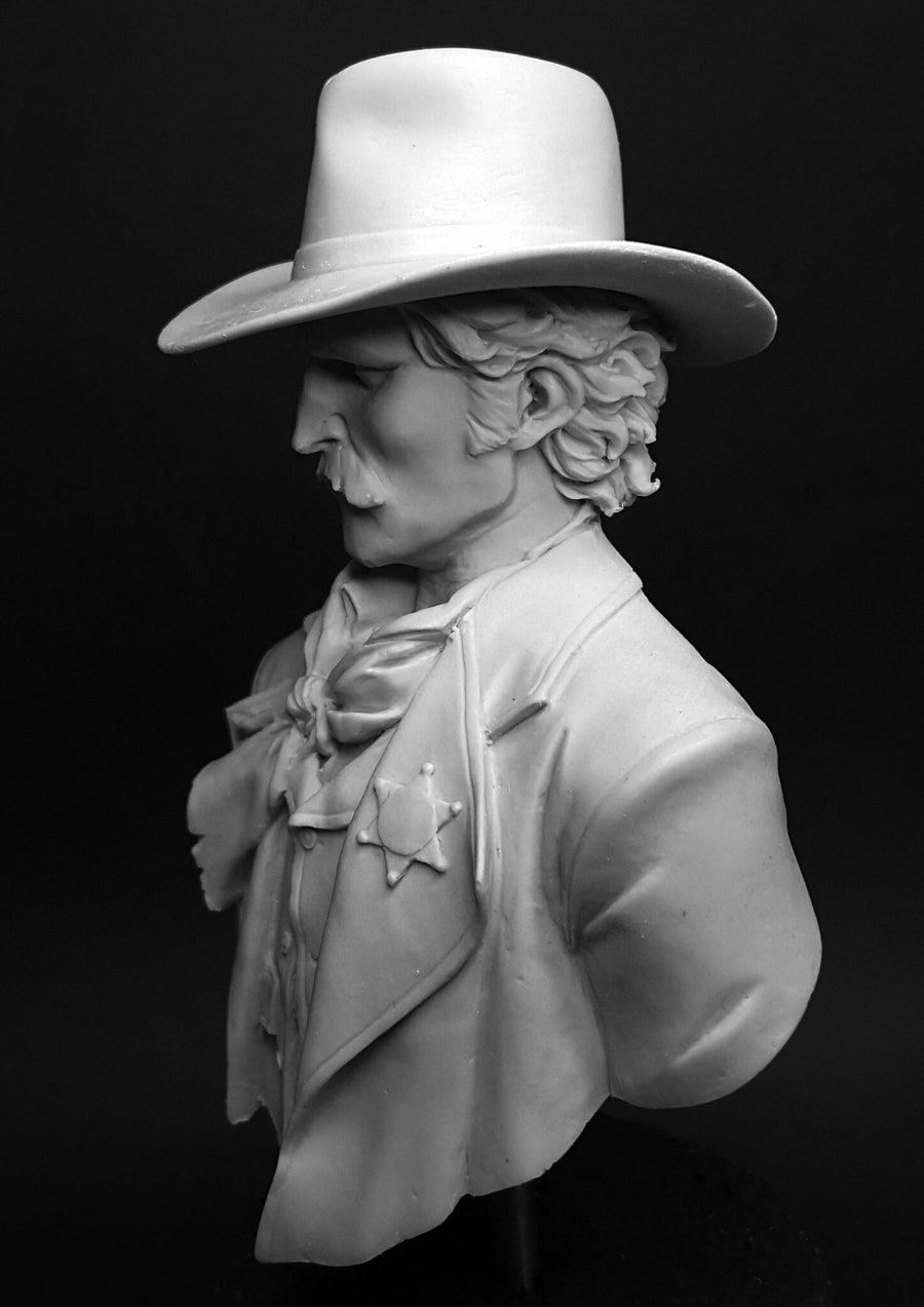 Western Cowboy with Bandana 85mm Resin Bust - 85mm resin model view 2