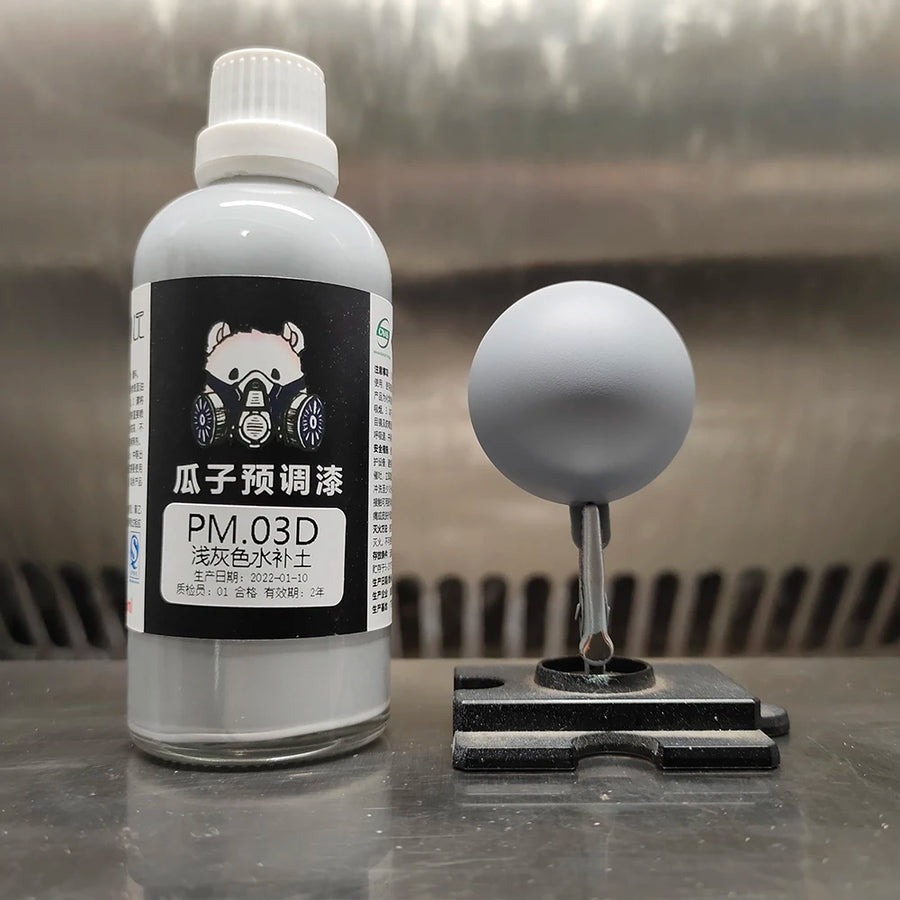 PM.03B White Primer Filler Solution - Resin Model Hobby Supply Tool - resin model view 5