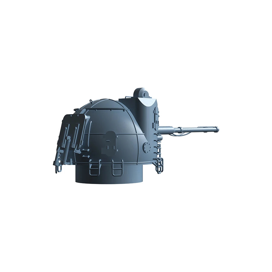Moscow Frigate Naval Turret Upgrade Parts 1/700 Resin Model Kit - 1/700 resin model view 2