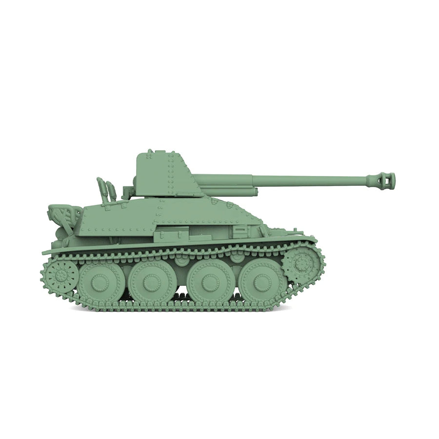 German Marder III Tank Destroyer 1/144 Resin Model Kit - 1/144 resin model view 4
