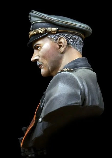 Heinz Guderian WWII German General Resin Bust Figure - resin model view 2