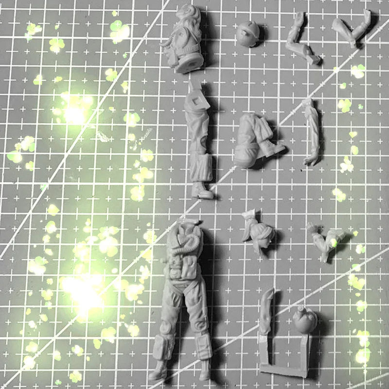 Modern US Navy Female Pilot 1/32 Resin Figure Kit - 1/32 resin model view 2