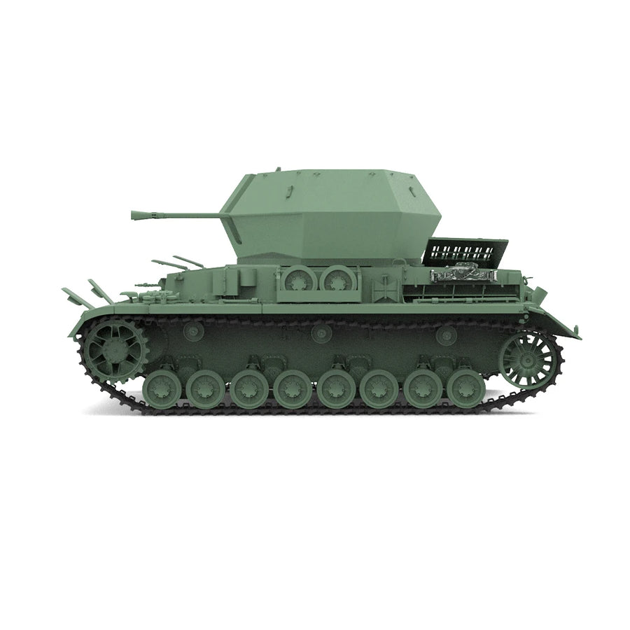 German Flakpanzer IV Ostwind II 1/48 Scale Resin Model Kit - 1/48 resin model view 3