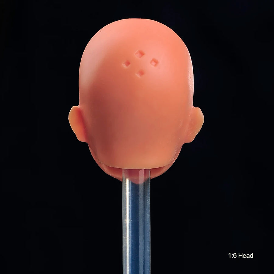 1/6 Scale Female Soldier Head Resin Bust Kit - 1/6 resin model view 6