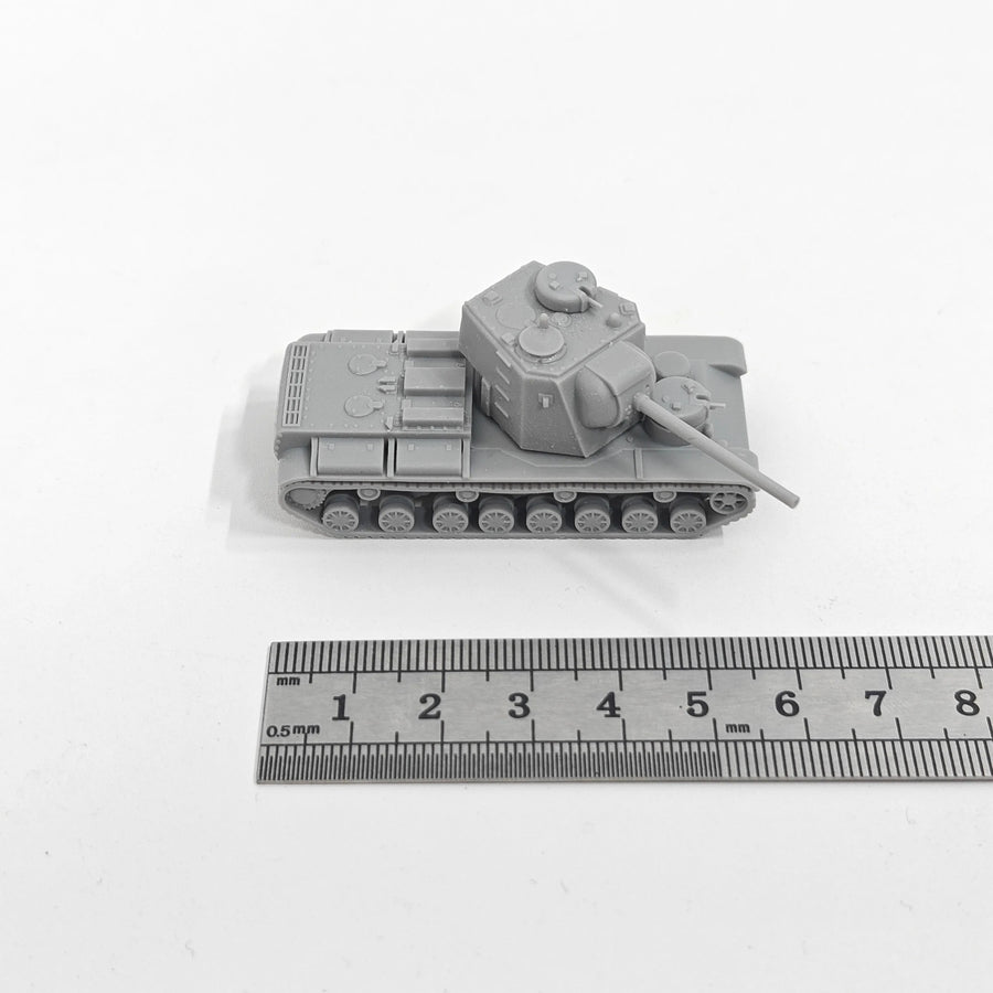 WWII Soviet KV-5 Heavy Tank 1/144 Resin Model Kit - 1/144 resin model view 2