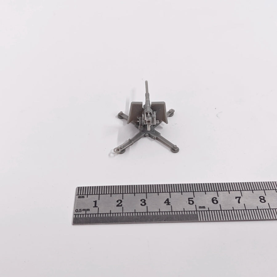 WWII German Flak 36 88mm Anti-Aircraft Gun 1/144 Resin Model Kit - 1/144 resin model view 3